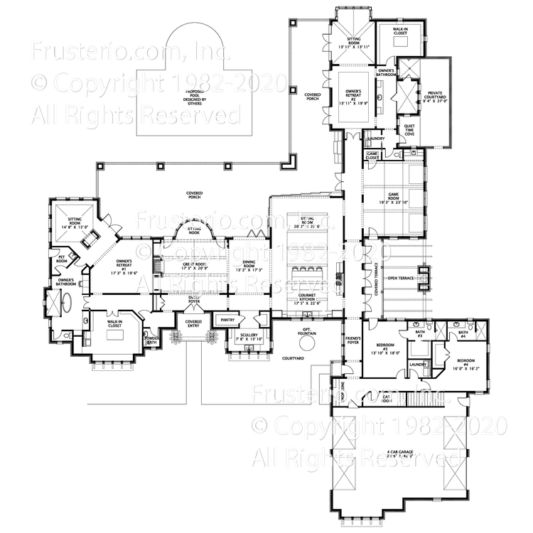 York House Plan First Floor Plan