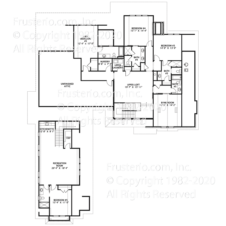 Sawyer House Plan 2nd Floor