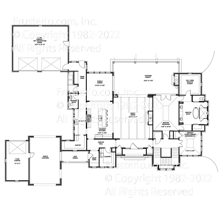 Madeline House Plan First Floor Plan