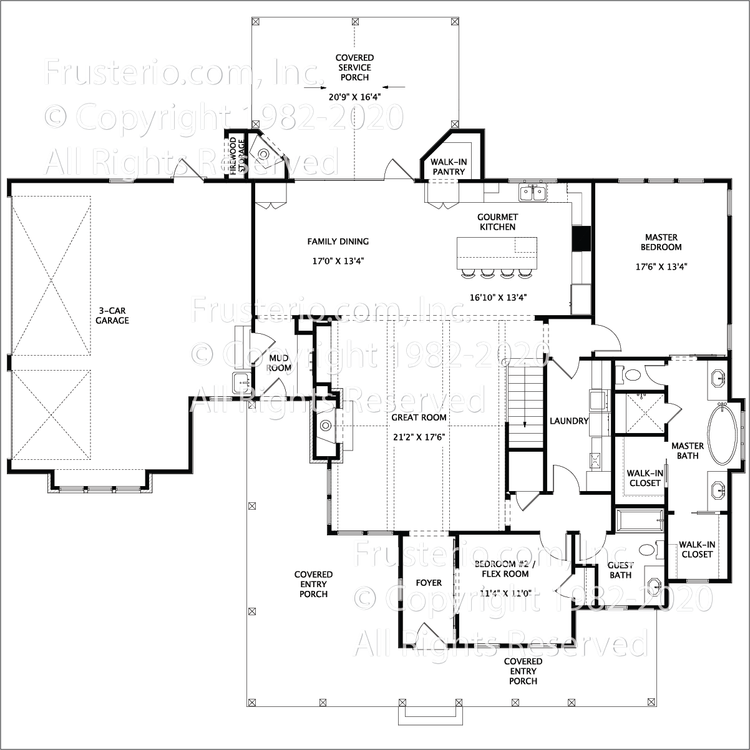 Anders House Plan First Floor Plan