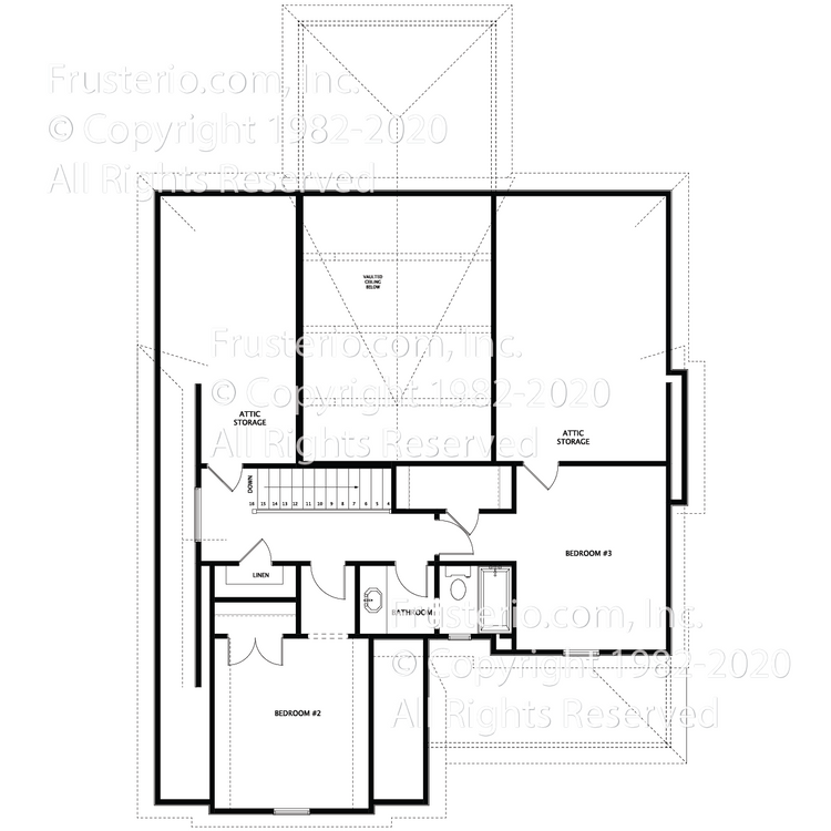 Rowan House Plan 2nd Floor