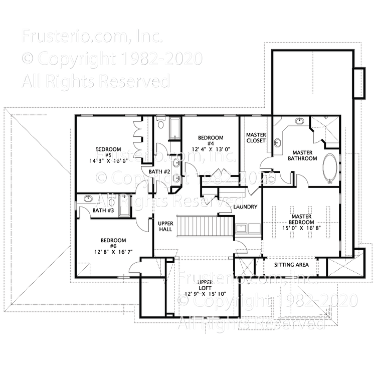Timber House Plan 2nd Floor