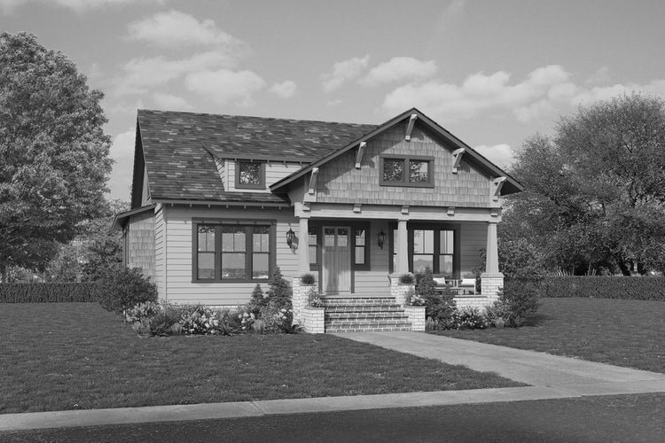 Esma Front Elevation Rendering