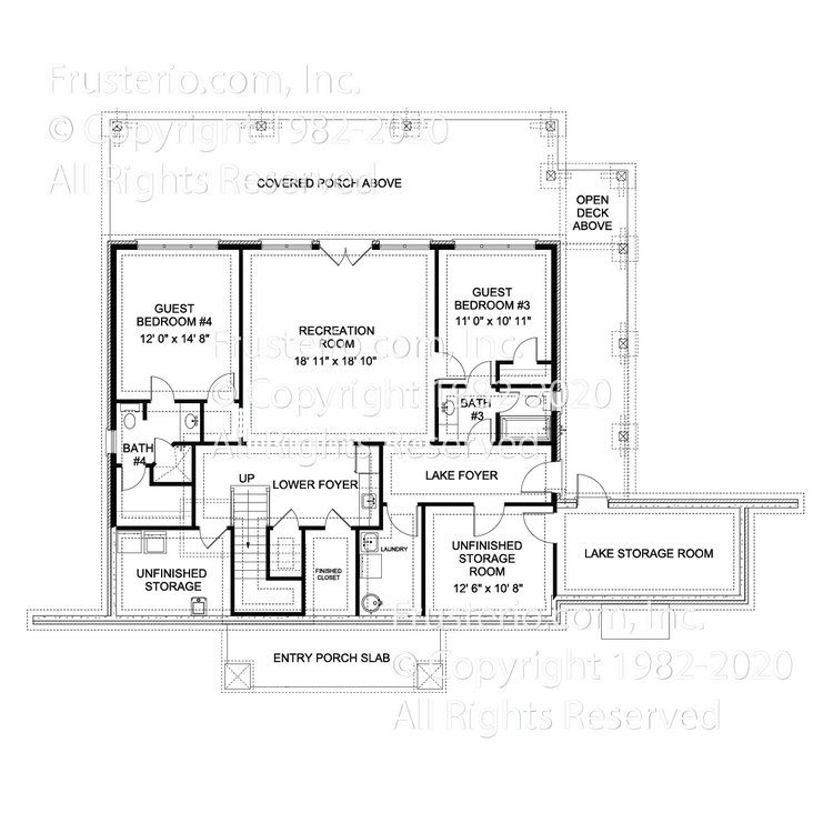 Thompson House Plan 2nd Floor