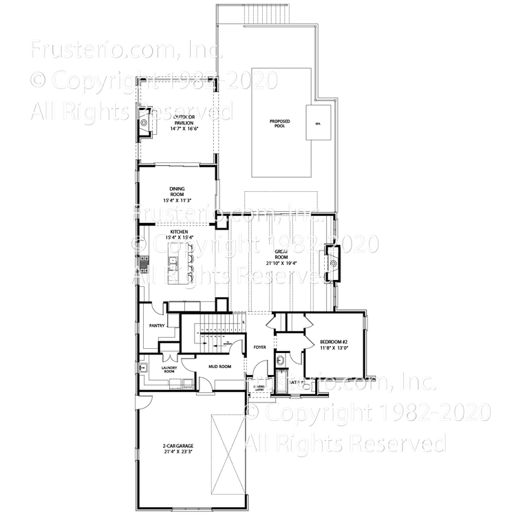 Danton House Plan First Floor Plan