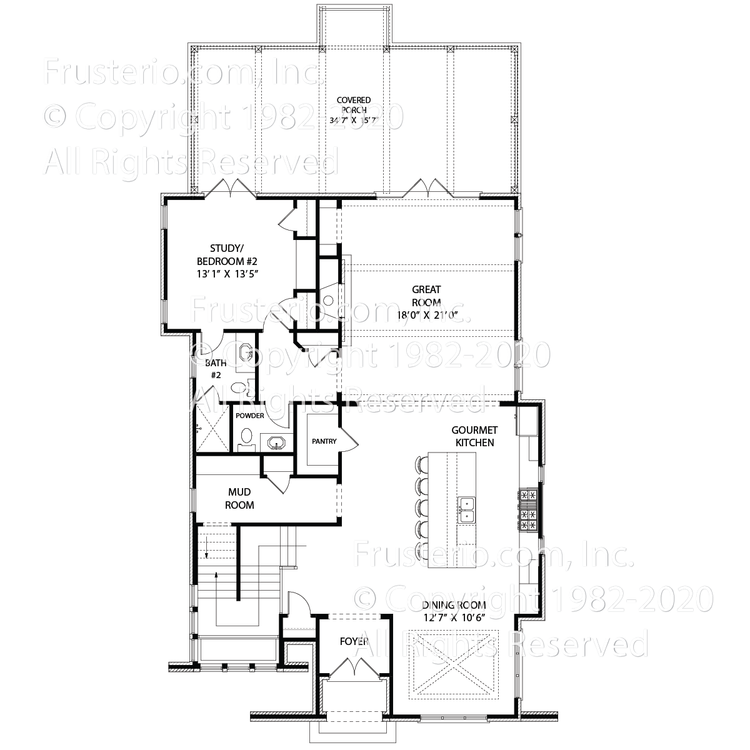 Grant House Plan First Floor Plan