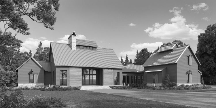 Logan Front Elevation Rendering