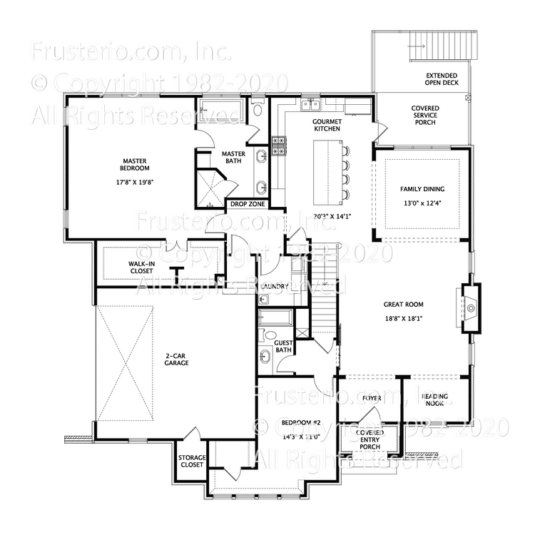 Maren House Plan First Floor Plan