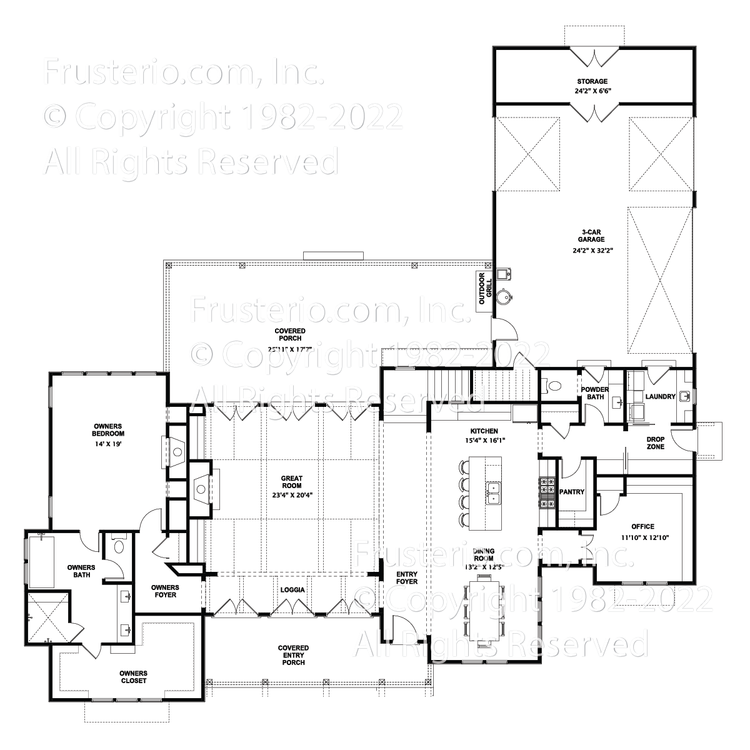 Brittany House Plan First Floor Plan