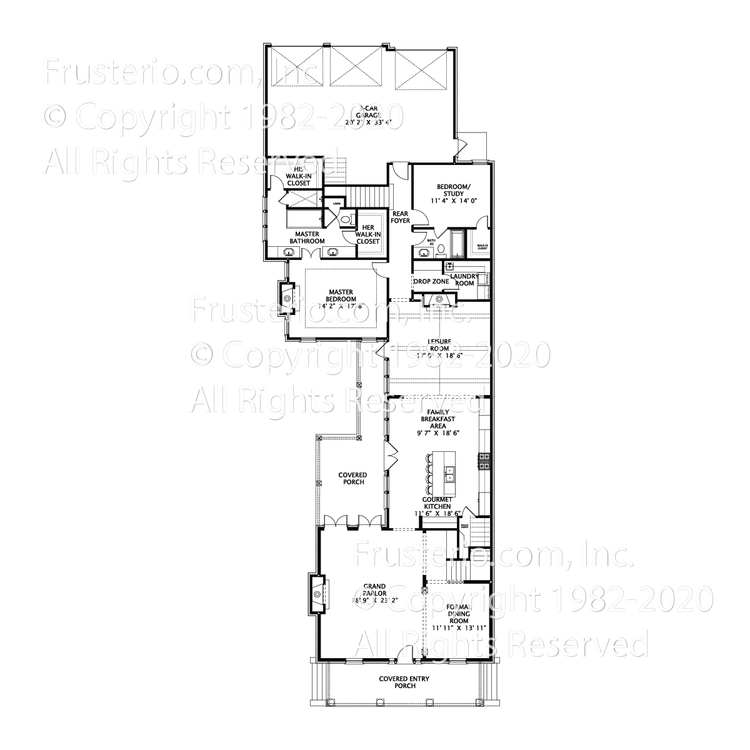 Charleston House Plan First Floor Plan
