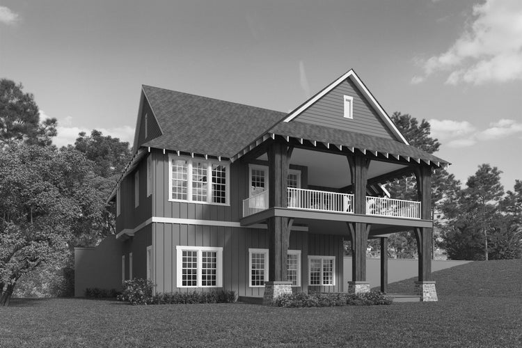 Lark Front Elevation Rendering