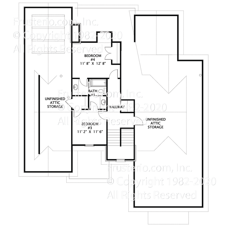 Thatcher House Plan 2nd Floor