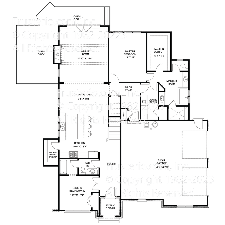 Ella House Plan First Floor Plan