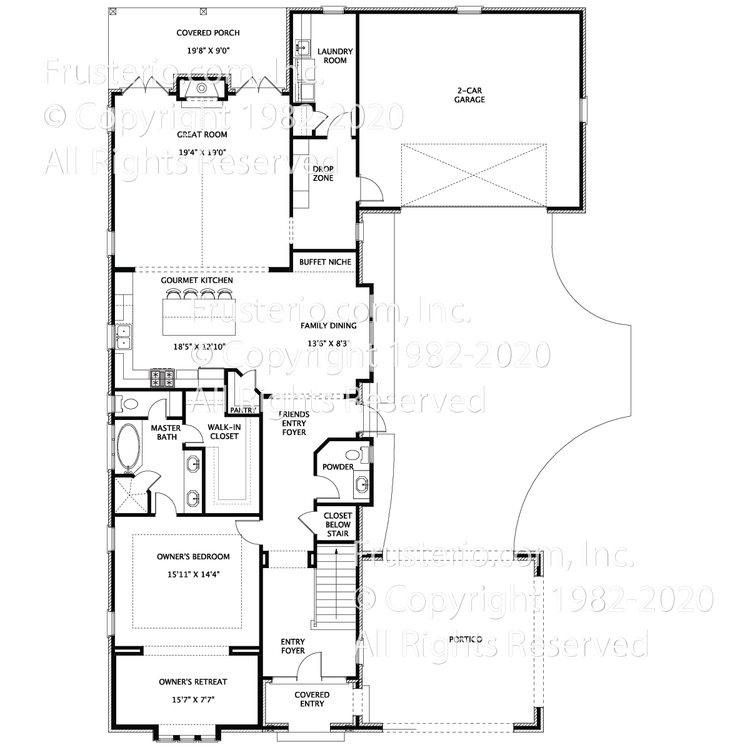Richmond House Plan First Floor Plan