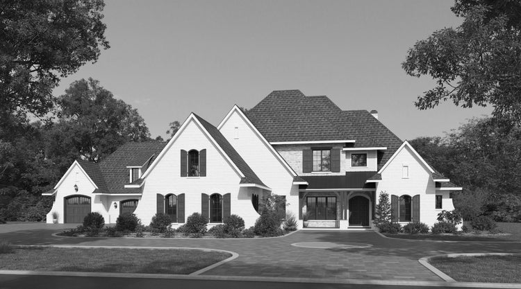 Saxton Front Elevation Rendering