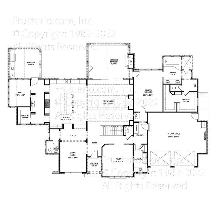 Laurel House Plan First Floor Plan