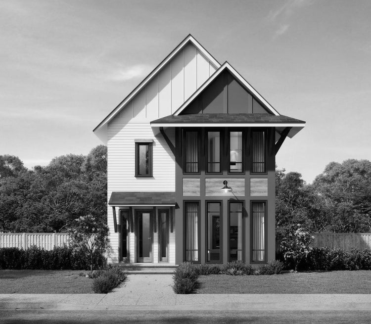 Aster Front Elevation Rendering