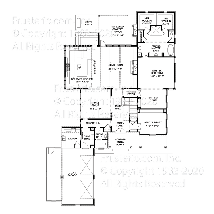 Leese House Plan First Floor Plan