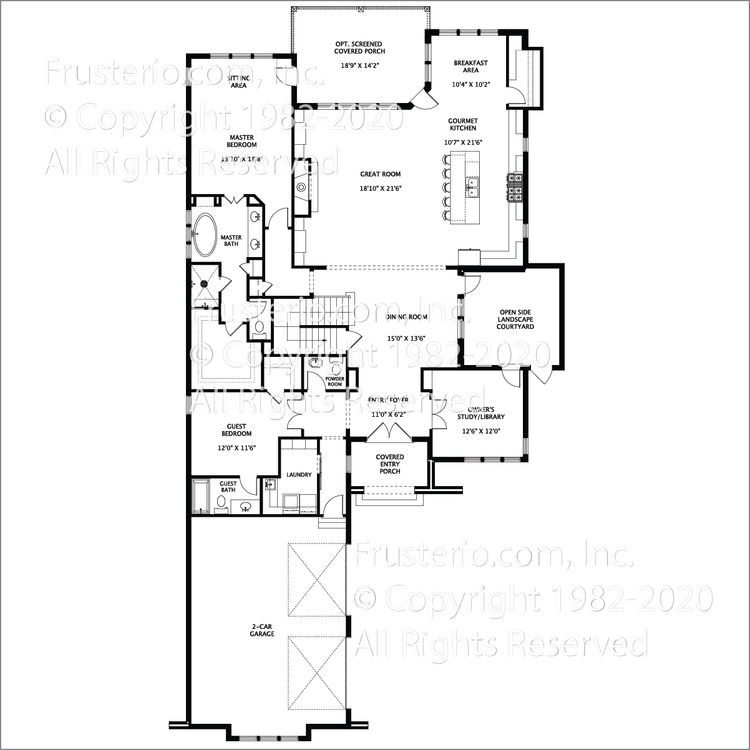 Elizabeth House Plan First Floor Plan