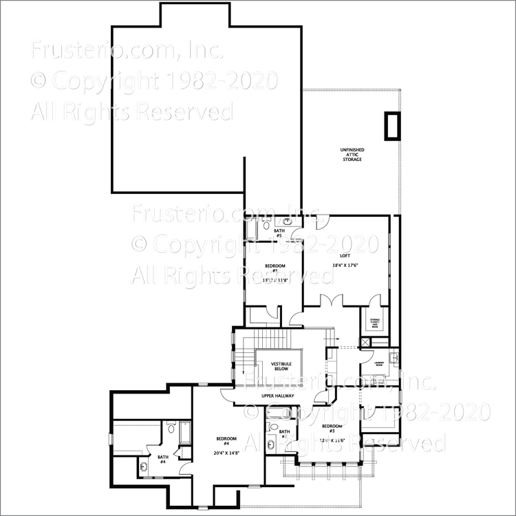 Marlowe House Plan 2nd Floor