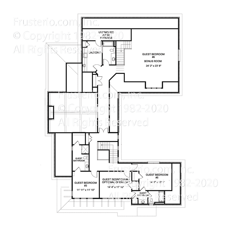 Palmer House Plan 2nd Floor