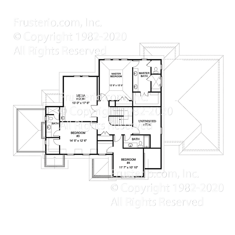 Lancaster House Plan 2nd Floor
