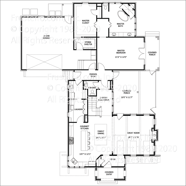 Xavier House Plan First Floor Plan