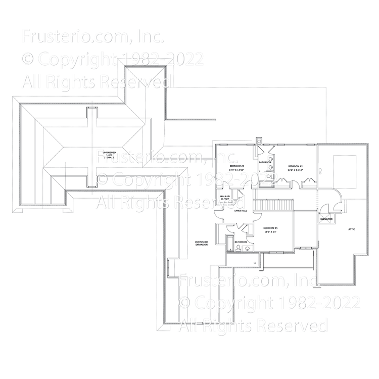 Saxton House Plan 2nd Floor