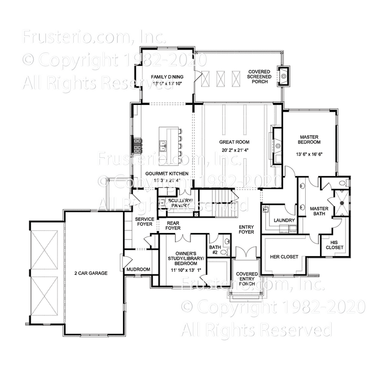 Florence House Plan First Floor Plan