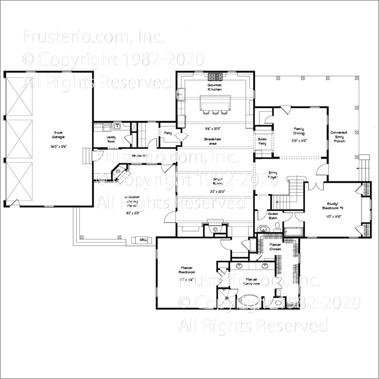 Quest House Plan First Floor Plan