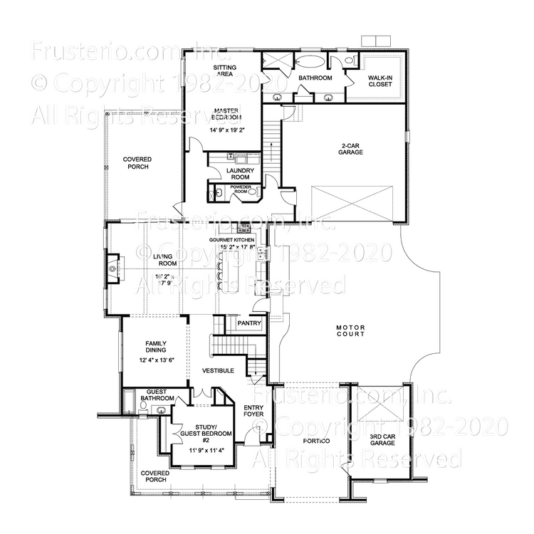Palmer House Plan First Floor Plan