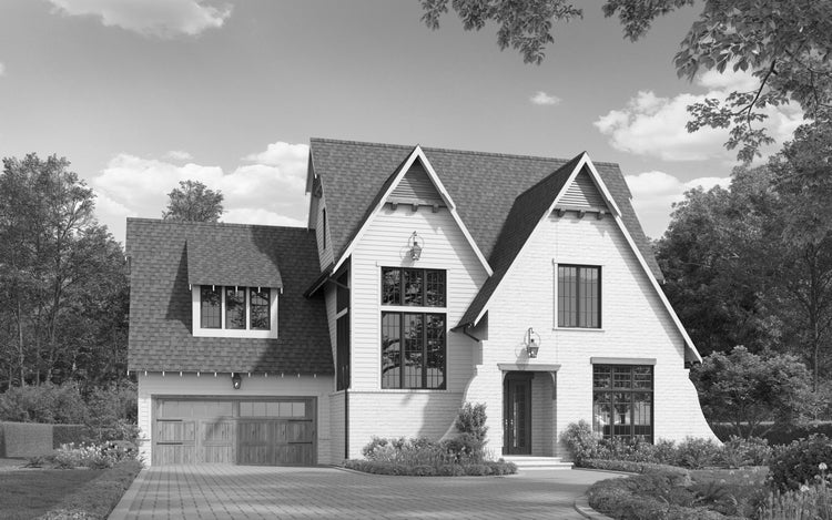 Ansley Front Elevation Rendering