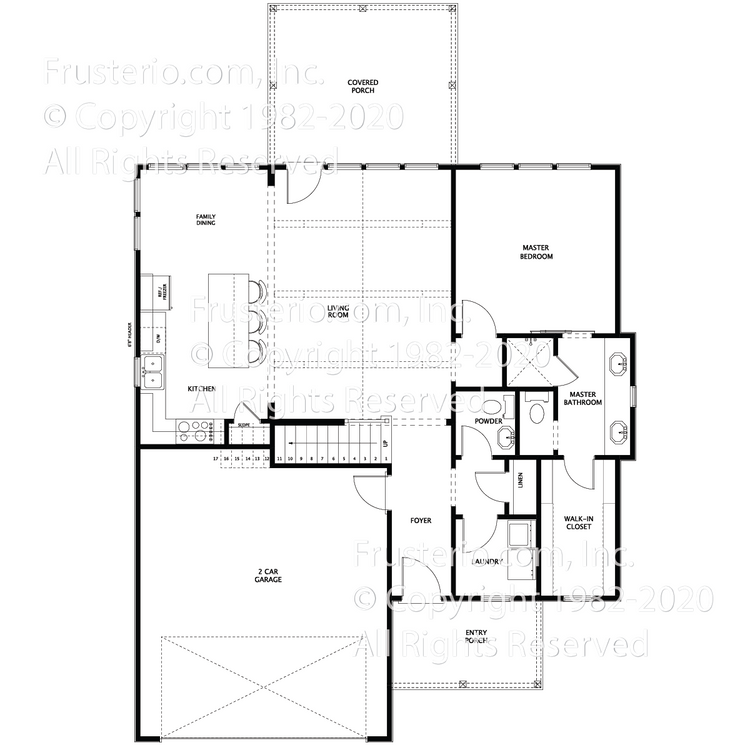 Rowan House Plan First Floor Plan