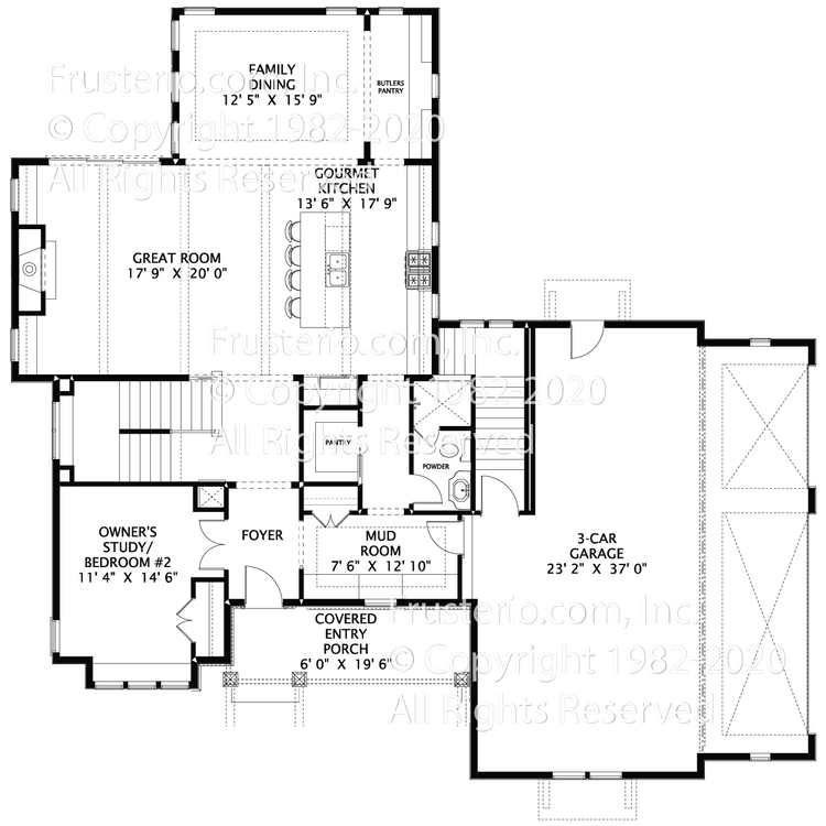 August House Plan First Floor Plan