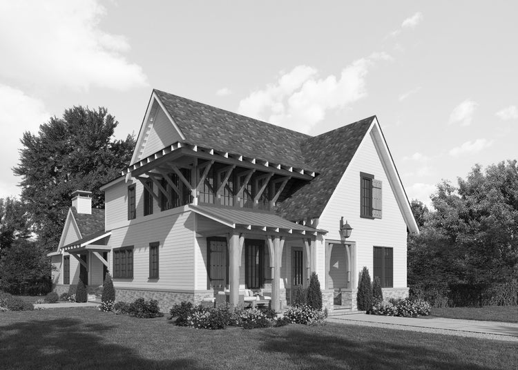 Zachary Front Elevation Rendering