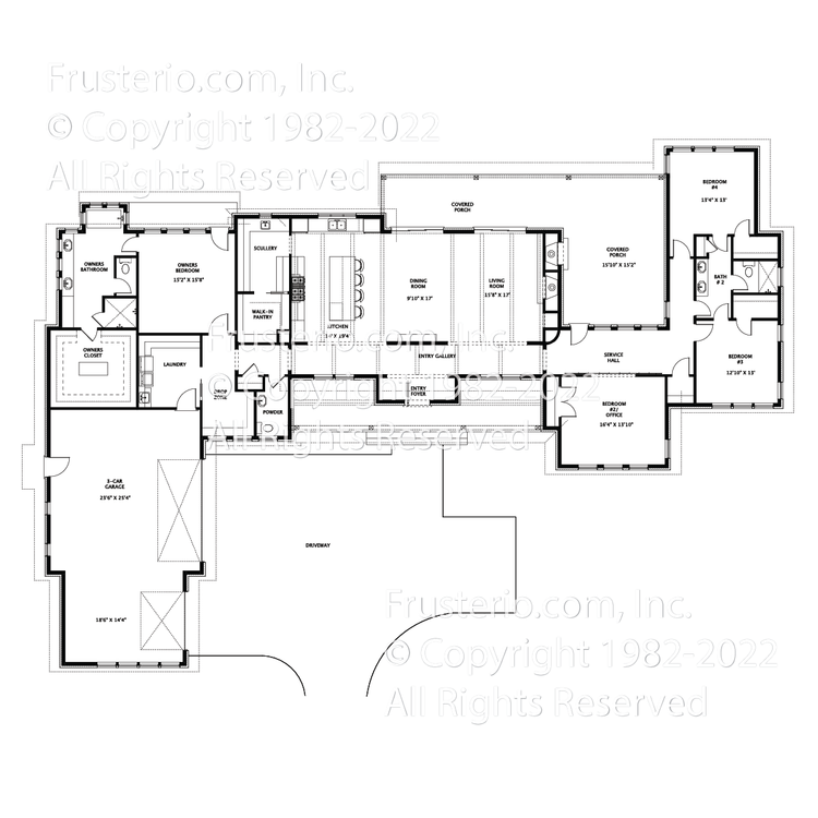 William House Plan First Floor Plan