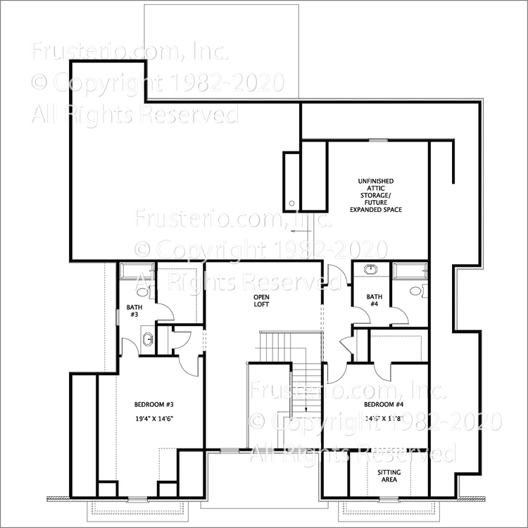 Franklin House Plan 2nd Floor