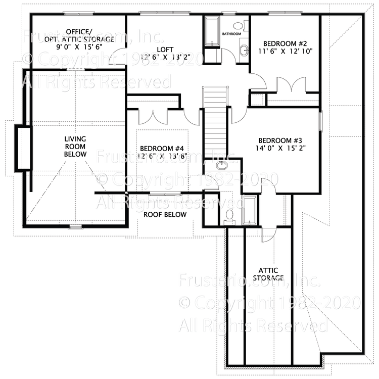 Uriah House Plan 3rd Floor