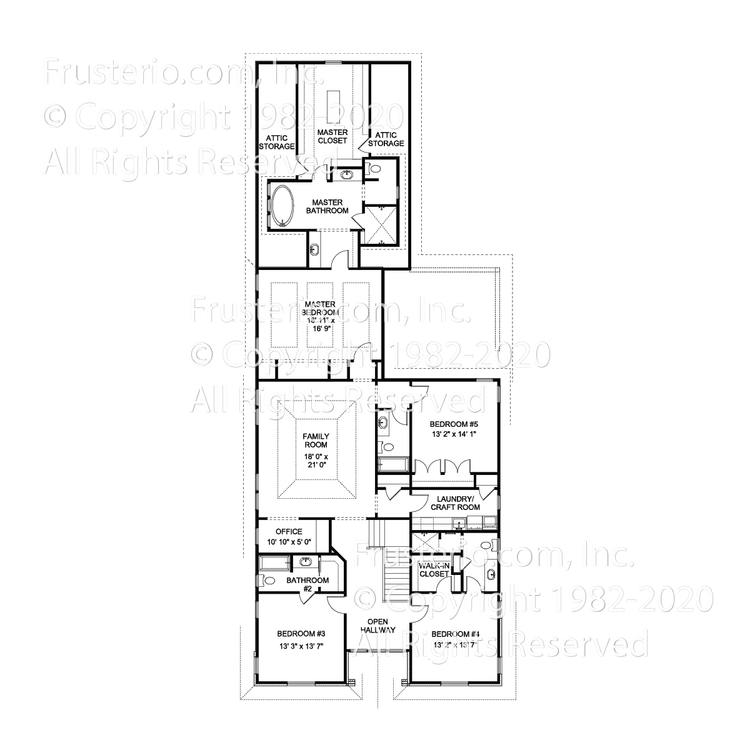 Eaton House Plan 2nd Floor