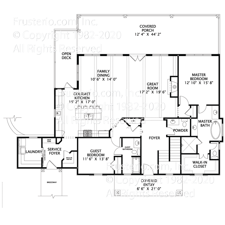 Cooper House Plan First Floor Plan