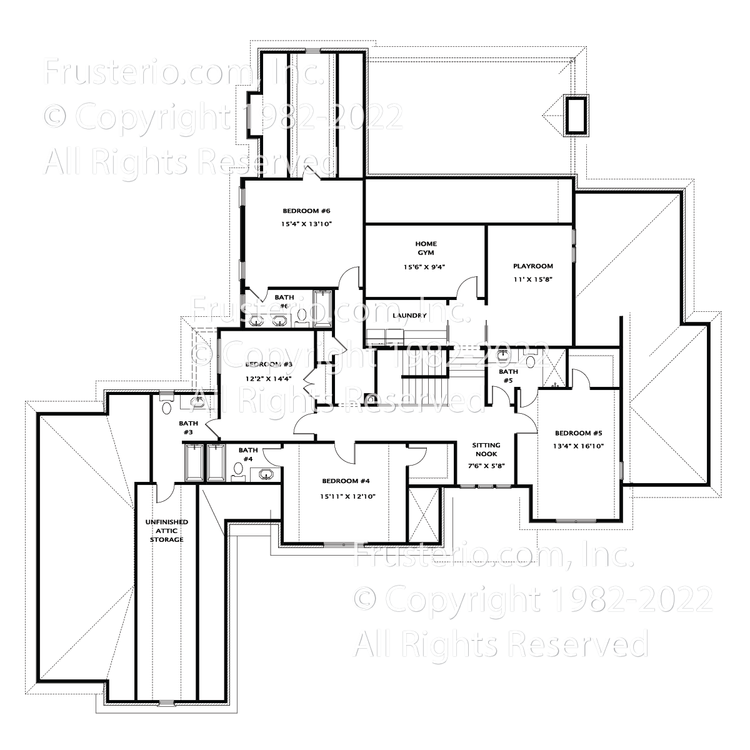 Cornely House Plan 2nd Floor
