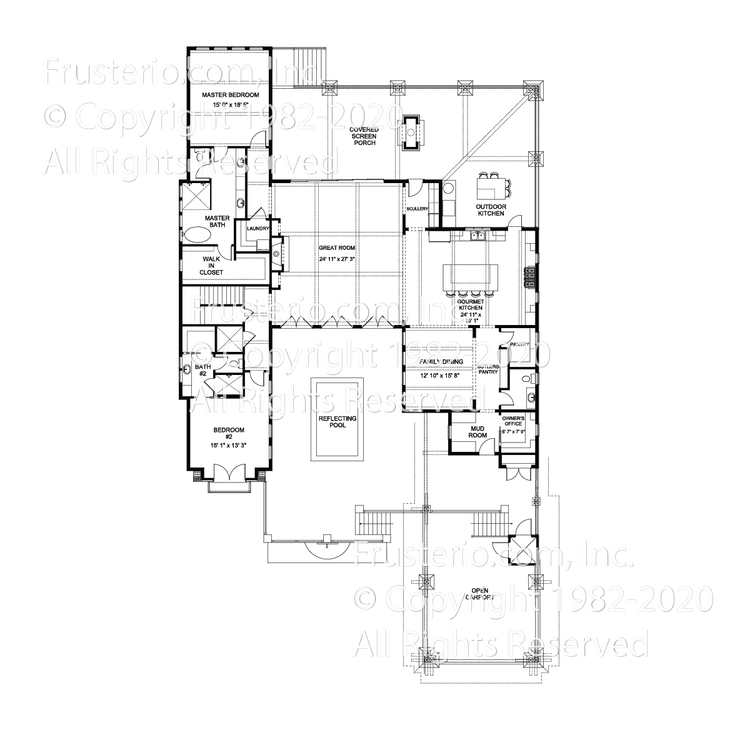 Amelia House Plan First Floor Plan