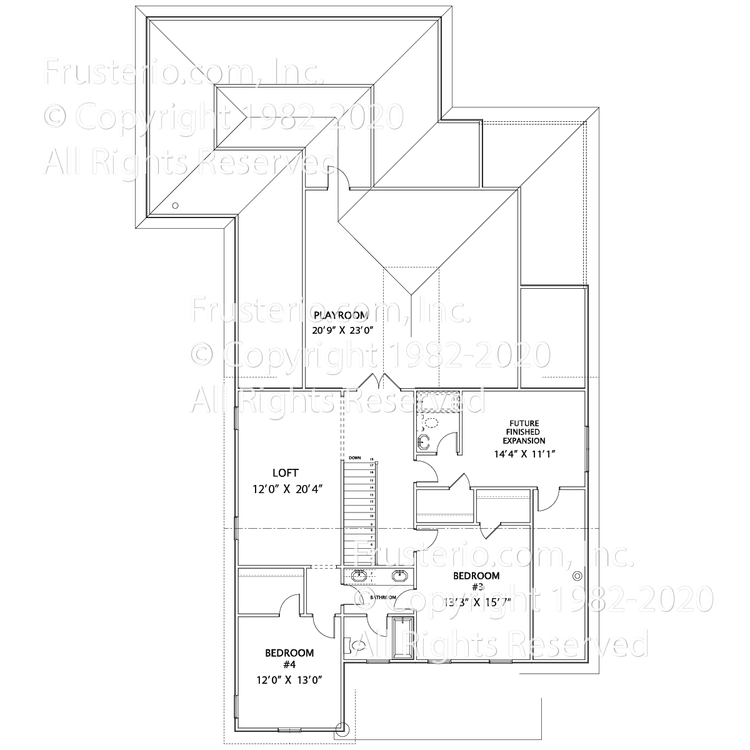 Haley House Plan 2nd Floor