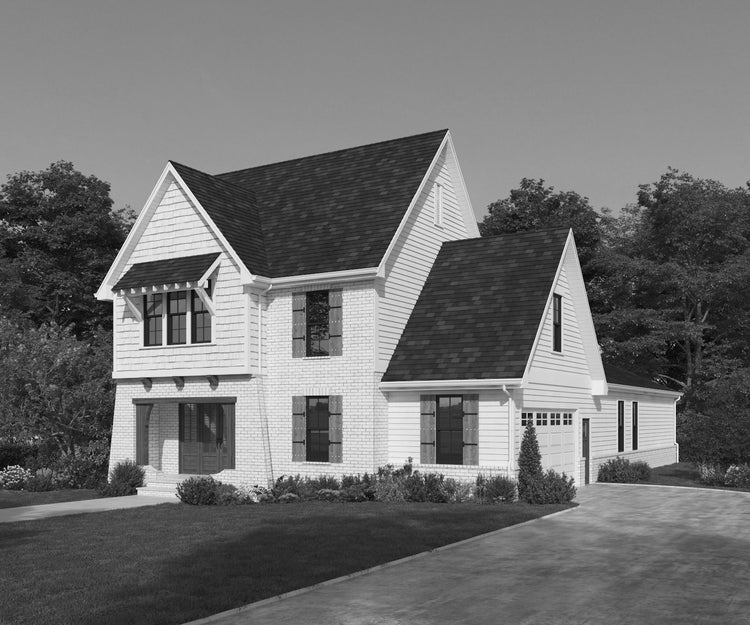 Asher Front Elevation Rendering