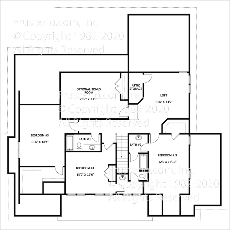 Frederick House Plan 2nd Floor