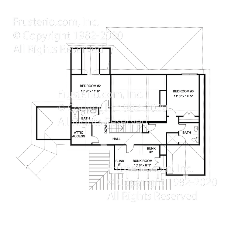 Rulon House Plan 2nd Floor
