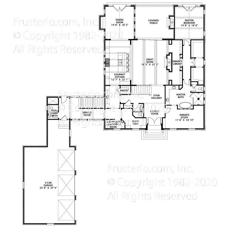 Gabriel House Plan First Floor Plan