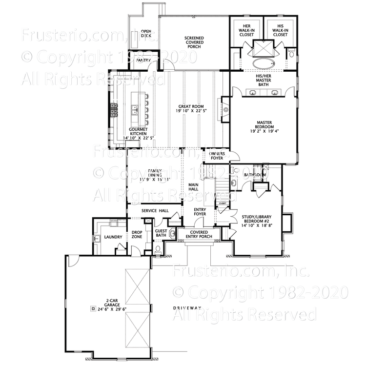 Harlow House Plan First Floor Plan