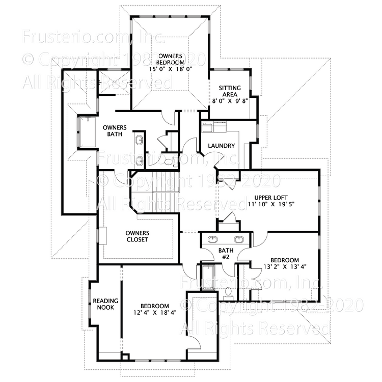 Yaeger House Plan 2nd Floor
