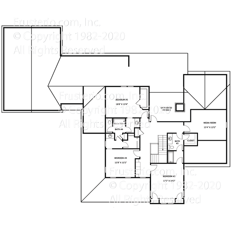 Remington House Plan 2nd Floor